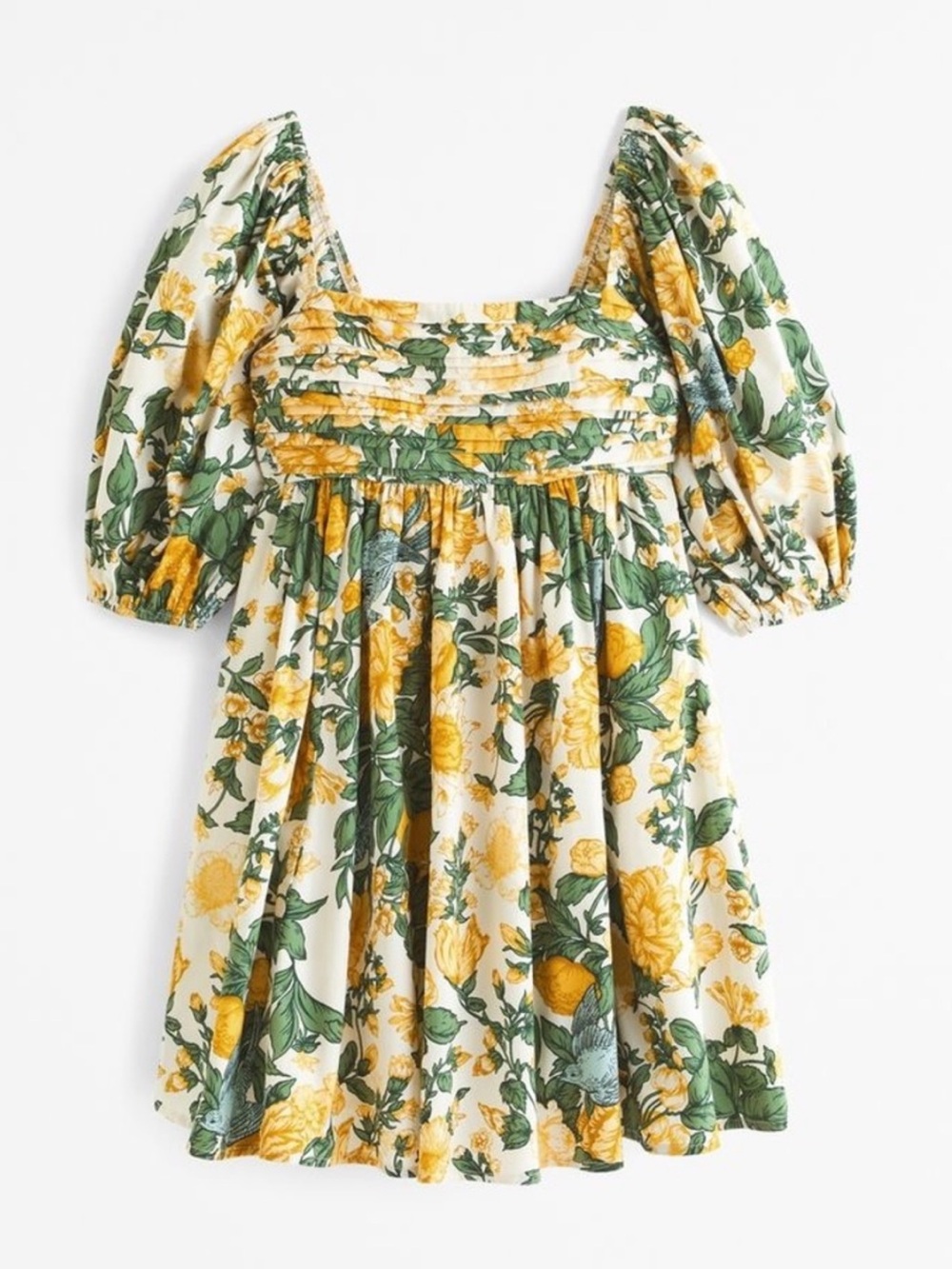 NWT Abercrombie & Fitch puff sleeve Mini Dress